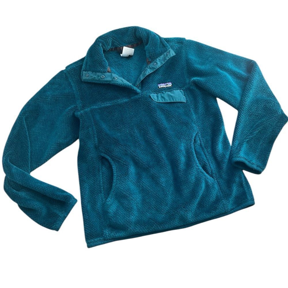 Patagonia Women’s Snap-T Pullover Fleece - Teal, Size XS, Excellent Condition